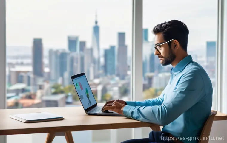 해외마케팅 업계 연봉 동향 - **Prompt:** A dynamic, diverse female digital marketer in her late 20s to early 30s, sitting at a sl... 해외마케팅 업계 연봉 동향 - **Prompt:** A dynamic, diverse female digital marketer in her late 20s to early 30s, sitting at a sl...